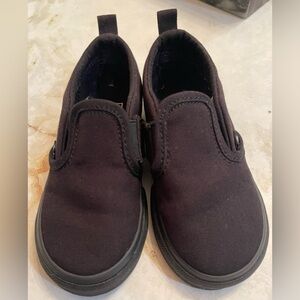 All black Vans size 7.5 T